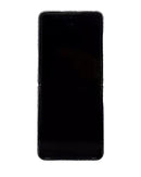 Pantalla OLED interna crema para Samsung Galaxy Z Flip 5 5G con marco, reemplazo de display SM-F731.