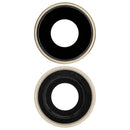 Encuentra en Xela el Lente de cámara trasera con soporte y bisel para iPhone XR (Aftermarket Plus) en color amarillo, en un paquete de 10 unidades.