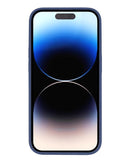 Consigue la mejor protección para tu iPhone 14 Pro MagSafe en Quetzaltenango con el estuche delgado Slim Trance Volta en color azul.