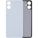 Tapa trasera blanca para Samsung Galaxy A06 4G (A065) con lente de cámara, repuesto original.