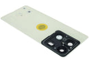 Tapa trasera insert assembly original Motorola Razr Fold Lily White, repuesto para reparación.