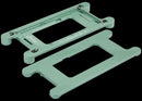 Molde de presión magnético XHZC para alineación de pantalla LCD iPhone 17 Pro (paquete de 2) para reparación.