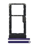 Bandeja dual para Motorola Moto G8 Play en color morado disponible en Xela Quetzaltenango.