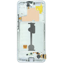 Pantalla original Service Pack blanca para Samsung Galaxy A90 5G, display OLED de repuesto para reparación.