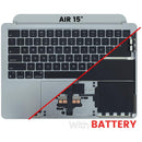 Tapa superior Space Gray para MacBook Air 13 A2681, teclado ANSI US y batería, OEM usado, Grade A.