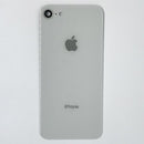 Vidrio Trasero iPhone 8 Blanco con Lente de camara.
