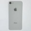Vidrio Trasero iPhone 8 Blanco con Lente de camara.