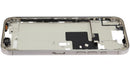 Tapa superior usada de iPhone 16 Pro Max Natural Titanium con small parts, lista para reparación de housing.