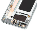 Pantalla OLED Aftermarket Plus verde prisma para Samsung Galaxy S10 Plus, lista para reparación y cambio de display.