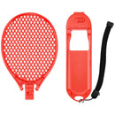 Par de raquetas rojas para Nintendo Switch Joy-Con, accesorio ideal para Mario Tennis Aces y sports games.