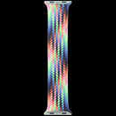 Correa Braided Solo Loop Apple Watch Pride Edition original, con trenzado elástico multicolor vibrante, compatible con 44mm-49mm.