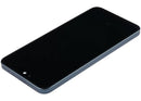 Pantalla OLED gris-verde refurbished para Samsung Galaxy A37 5G, con marco, ideal para cambio o reparación de display.