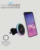 Soporte magnetico de ventilacion POMGEAR MagPower con RGB Light (15W)