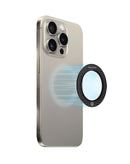 Kit MagSafe Ring negro para iPhone, accesorio magnético que mejora el agarre y carga inalámbrica.