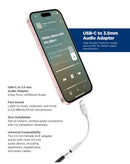 Cable auxiliar USB-C a 3.5mm para audio en Quetzaltenango.