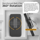 Protector de alta calidad para iPhone con clip para cinturón en color negro en Xela Quetzaltenango.