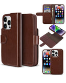 Funda wallet con MagSafe PowerPeak Folio Exec iPhone 16 Pro Max - RUSTIC BROWN