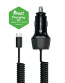 Encuentra el mejor cargador de coche enrollado PowerPeak ECONOMY PD con cable USB-C de 30W en Quetzaltenango.
