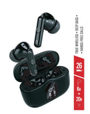 Auriculares Bluetooth Urban Sound Gear Vibes negros con cancelación de ruido ANC/ENC, diseño elegante y almohadillas suaves.