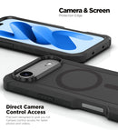 Encuentra la funda heavy-duty MagSafe xBase Boulder con clip de cinturón en color negro para iPhone Air en Quetzaltenango.