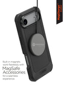 Encuentra la funda heavy-duty MagSafe xBase Boulder con clip de cinturón en color negro para iPhone Air en Quetzaltenango.