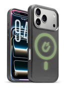 Protege tu iPhone 17 Pro Max con estilo con la funda magsafe de cuero PowerPeak en color negro en Quetzaltenango.