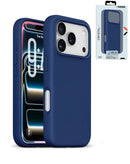 Protector de silicona líquida/caucho MagSafe en color azul para iPhone 17 Pro en Quetzaltenango.