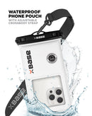 Compra la funda impermeable universal xBase con correa cruzada en Xela Quetzaltenango para proteger tu dispositivo en cualquier lugar.