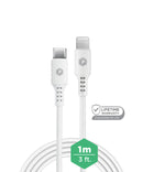 Encuentra en Xela Quetzaltenango un puerto de carga PowerPeak Type C NON MFI de 3 pies en color blanco.