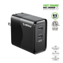 ¡Compra el puerto de carga Esoulk EK2005 Dual USB C de 65W en Quetzaltenango al mejor precio en SlowBack!