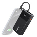 Compra en Quetzaltenango el Powerbank Esoulk de 10000mAh con cable USB-C incorporado en color negro.