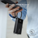 Compra en Quetzaltenango el Powerbank Esoulk de 10000mAh con cable USB-C incorporado en color negro.