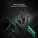 Encuentra el cargador de pared Esoulk PD & QC 20W en Xela Quetzaltenango al mejor precio en Warranty Product Xela.