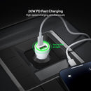 Encuentra el mejor cargador de auto PD & QC USB A+C Esoulk de 20W en Xela Quetzaltenango.