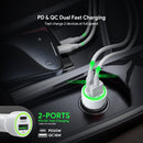 Encuentra el mejor cargador de auto PD & QC USB A+C Esoulk de 20W en Xela Quetzaltenango.