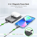 Encuentra la batería power bank magnetic con cable integrado Esoulk de 5000mAh/18W en Xela Quetzaltenango.