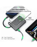 Encuentra la batería Esoulk con cable incorporado magnético de 10000mAh y 18W en Xela Quetzaltenango.
