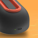 Parlante inalámbrico portátil Skullcandy Ounce XT negro, compacto y resistente, con asa para fácil transporte.