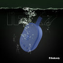 Altavoz inalámbrico portátil Skullcandy Ounce XT azul oscuro, compacto y resistente al agua, ideal para exteriores.