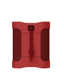 Altavoz Bluetooth Skullcandy Terrain Mini rojo, portátil, resistente al agua y polvo, con asa de transporte.
