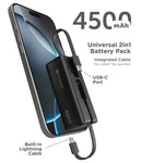 Puerto de carga PowerPeak USB C-L con llavero para Power Bank (4500mAh)