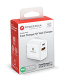 Encuentra el Cargador de pared PD PowerPeak de doble puerto de 20W en Xela Quetzaltenango.