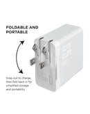 Encuentra el cargador de pared PowerPeak de 65W con cable USB C-C en Xela.