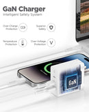 Encuentra el cargador de pared PowerPeak de 65W con cable USB C-C en Xela.