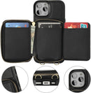 Bolso cruzado con cierre para iPhone 14 Pro Max en color negro en Quetzaltenango.