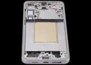 Pantalla OLED con marco para Samsung Galaxy S25 Plus 5G Silver Shadow, 120Hz, repuesto original para reparación.