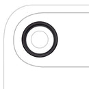 Anillo de bisel de cámara trasera Space Black para iPhone Air, repuesto de reparación.