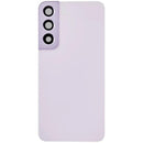 Tapa trasera de cristal Bora Purple para Samsung Galaxy S22 5G con lente de cámara integrada, ideal para reparación.