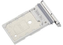 Bandeja dual SIM blanca para Samsung Galaxy S26 Plus (S947), repuesto original.