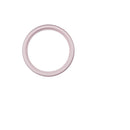Pack de 10 aros de bezel Soft Pink para cámara trasera de iPhone 17e, repuesto A3575.